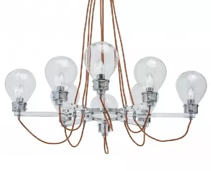 Подвесная люстра атмосфера (regenbogen life) прозрачный 73 см.