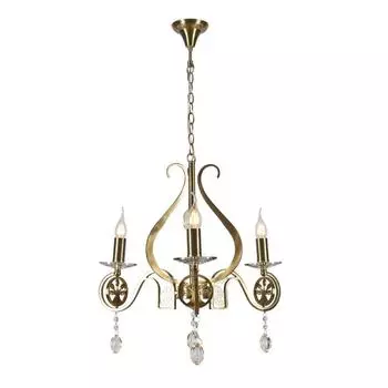 Подвесная люстра ауэрель (lumien hall) бронзовый 34 см.