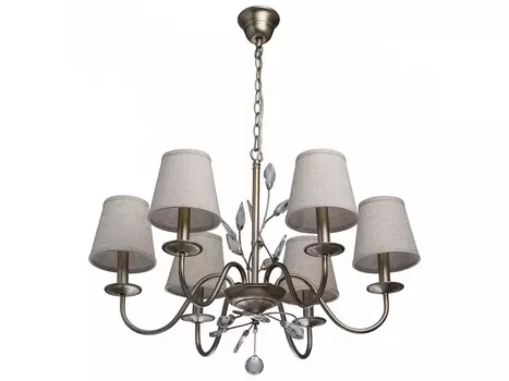 Подвесная люстра августина (mw-light) серый 95 см.
