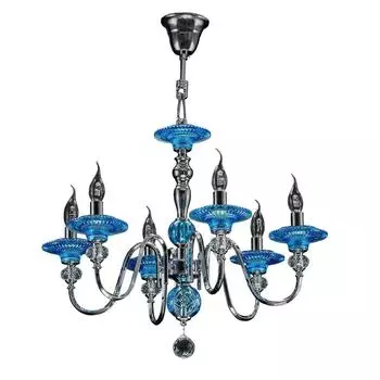 Подвесная люстра azzurro (osgona) серебристый 86 см.