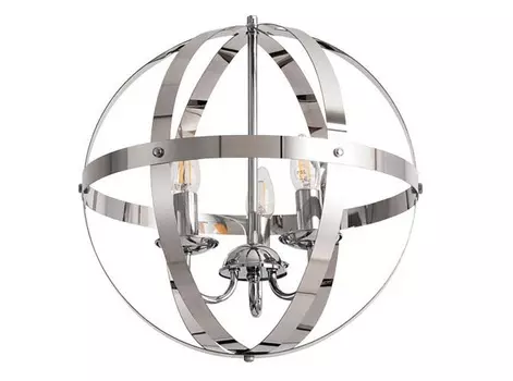 Подвесная люстра babbu (arte lamp) серебристый 143 см.