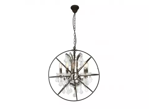 Подвесная люстра balance (ilamp) коричневый 68 см.