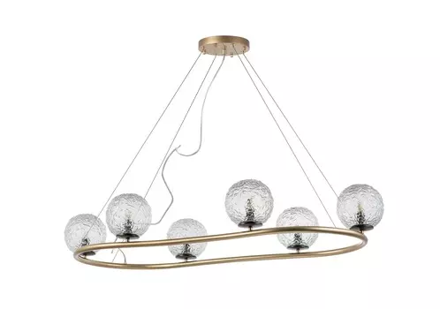 Подвесная люстра bari (lightstar) прозрачный 115x30x60 см.