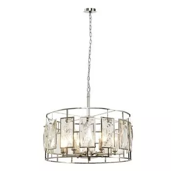Подвесная люстра барумини (lumien hall) прозрачный 26 см.