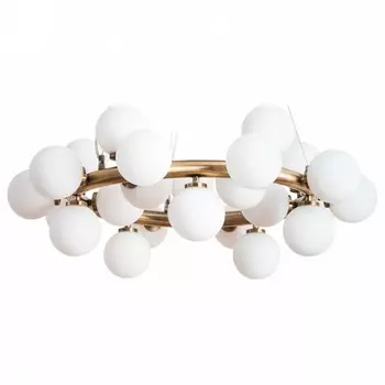 Подвесная люстра bolla-piccolo (arte lamp) золотой 110 см.