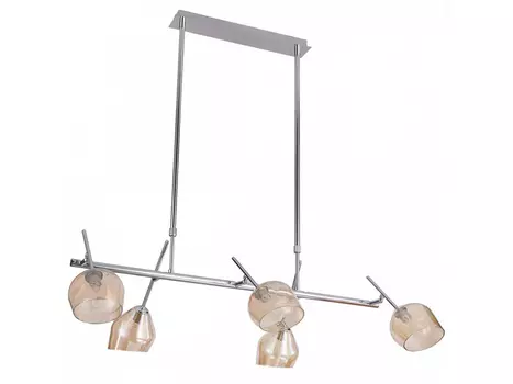 Подвесная люстра бремен 1 (demarkt) серебристый 93x150x65 см.