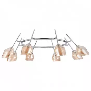 Подвесная люстра бремен 5 (demarkt) серебристый 165 см.