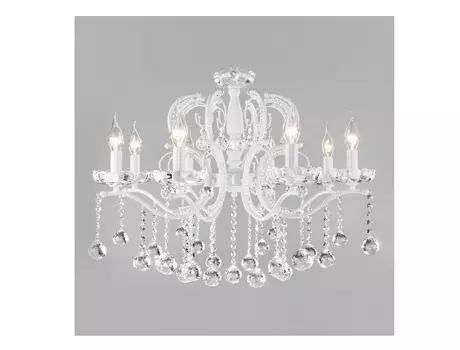 Подвесная люстра brezza (eurosvet) прозрачный 90 см.