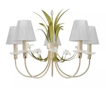 Подвесная люстра букет 6 (mw-light) белый 80 см.