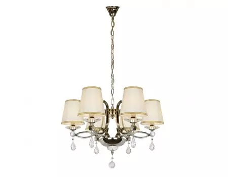 Подвесная люстра centro (ilamp) серебристый 69x63 см.