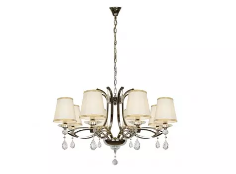 Подвесная люстра centro (ilamp) серебристый 90x75 см.