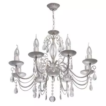 Подвесная люстра city аврора (de markt) белый 59 см.