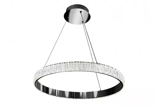 Подвесная люстра crystal ice (iledex) серебристый 61 см.