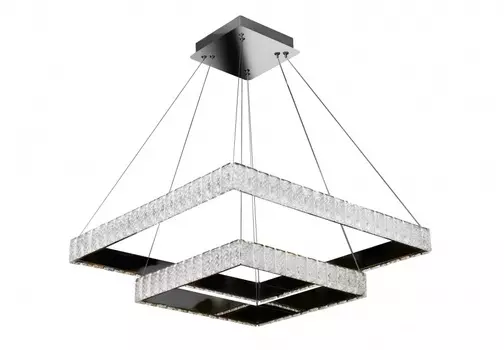 Подвесная люстра crystal ice (iledex) серебристый 61 см.