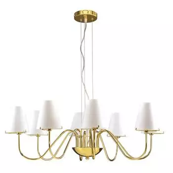 Подвесная люстра diafano (lightstar) белый 35 см.