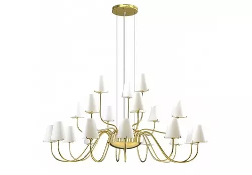 Подвесная люстра diafano (lightstar) золотой 70 см.