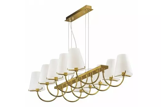 Подвесная люстра diafano (lightstar) золотой 72x44x35 см.