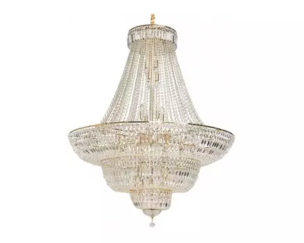 Подвесная люстра диана (chiaro) золотой 230 см.