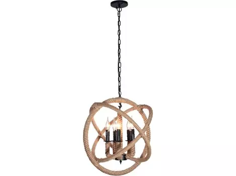 Подвесная люстра (divinare) бежевый 56 см.