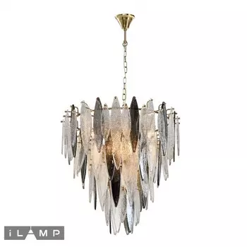 Подвесная люстра dolce gold (ilamp) золотой 65x70 см.