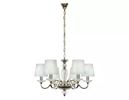 Подвесная люстра dolce vita (ilamp) белый 53 см.