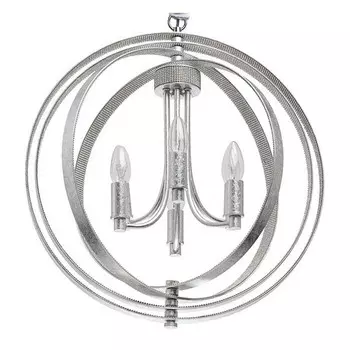 Подвесная люстра джестер 6 (chiaro) серебристый 220 см.