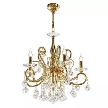 Подвесная люстра elegante (osgona) золотой 76 см.