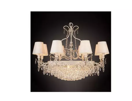 Подвесная люстра empress (bogates) бежевый 64 см.