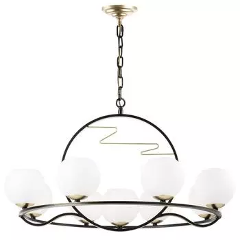 Подвесная люстра enna (lightstar) белый 67 см.