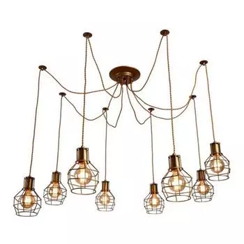 Подвесная люстра escada 1129/8s (bronze) (escada) бронзовый 2500 см.