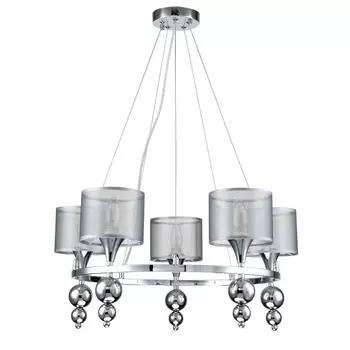 Подвесная люстра escada 1130/5s (escada) серый 1000 см.