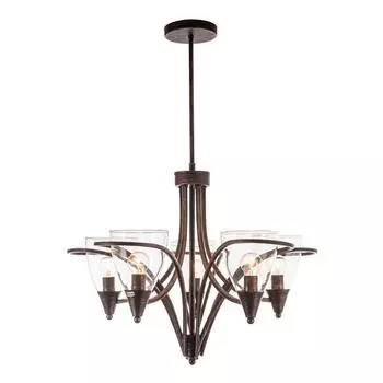 Подвесная люстра escada 520/5p (escada) коричневый 750 см.