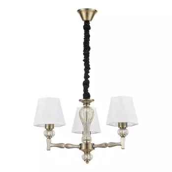 Подвесная люстра escada 672/3s brass (escada) белый 820 см.