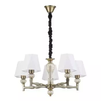 Подвесная люстра escada 672/5s brass (escada) белый 830 см.