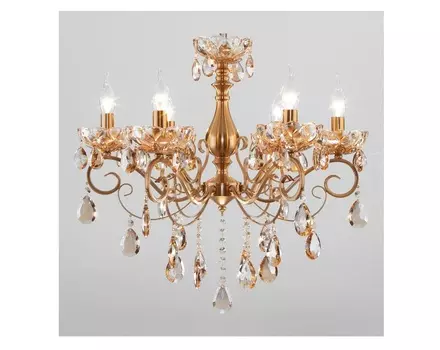 Подвесная люстра escada (eurosvet) прозрачный 100 см.