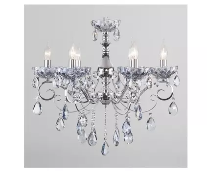 Подвесная люстра escada (eurosvet) прозрачный 100 см.