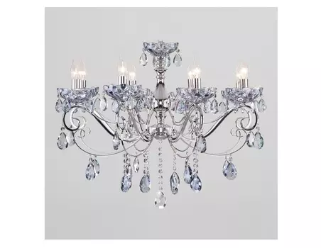Подвесная люстра escada (eurosvet) прозрачный 101 см.