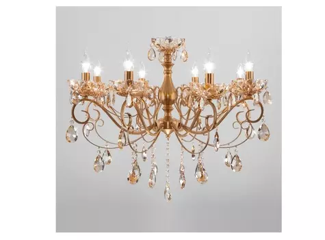 Подвесная люстра escada (eurosvet) прозрачный 101 см.