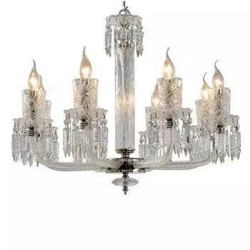 Подвесная люстра escada premium line 1142/8s (escada) серебристый 540 см.