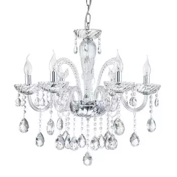 Подвесная люстра escada premium line 685/6s (escada) серебристый 590 см.