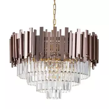 Подвесная люстра escada premium line 685/8p (escada) коричневый 1300 см.