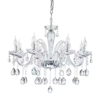 Подвесная люстра escada premium line 685/8s (escada) серебристый 630 см.