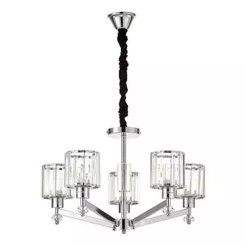 Подвесная люстра escada premium line 691/5s (chrome) (escada) серебристый 370 см.
