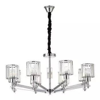 Подвесная люстра escada premium line 691/8s (chrome) (escada) серебристый 370 см.