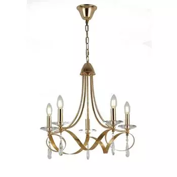 Подвесная люстра evoluce filatta sle120213-05 (evoluce) золотой 540 см.