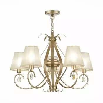 Подвесная люстра evoluce foggia sle111403-05 (evoluce) бежевый 570 см.