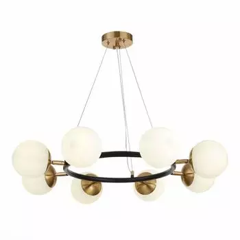 Подвесная люстра evoluce forli sle220403-08 (evoluce) золотой 1000 см.