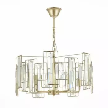 Подвесная люстра evoluce giano sle103403-05 (evoluce) бежевый 280 см.