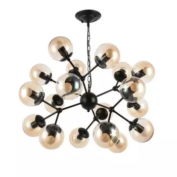 Подвесная люстра evoluce lacotta sle154913-18 (evoluce) золотой 600 см.