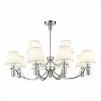 Подвесная люстра evoluce monza sle111303-12 (evoluce) белый 365 см.